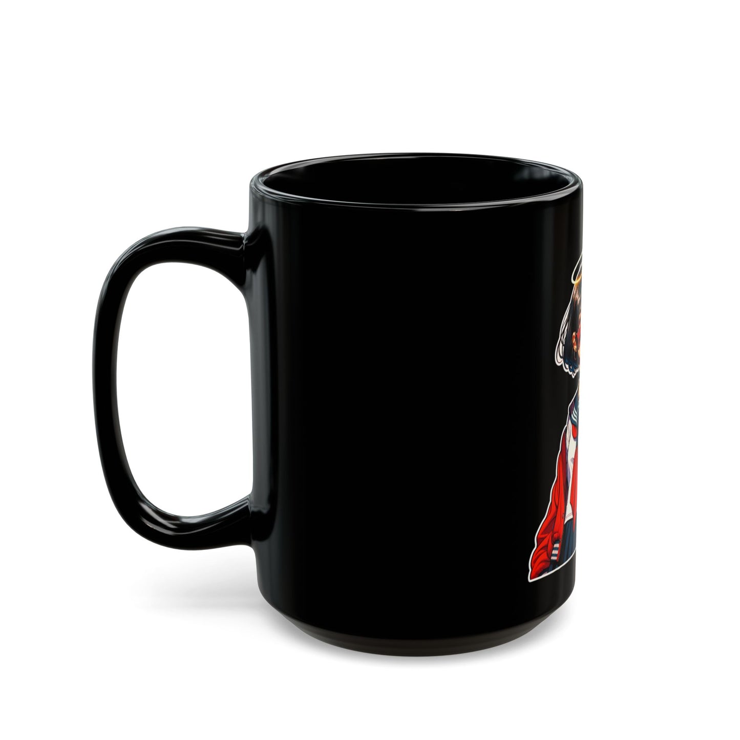 Bible Halo - Black Mug (15oz)