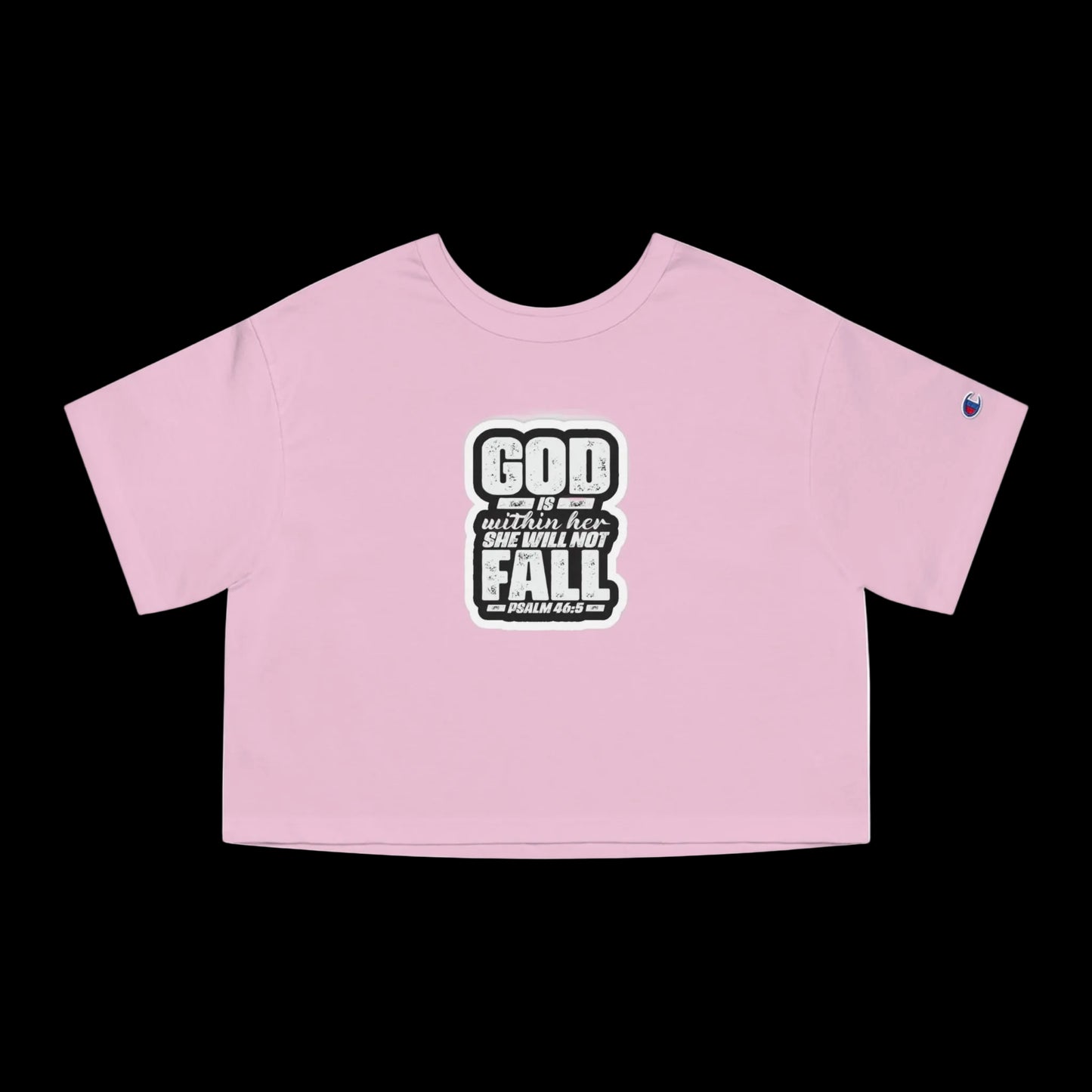 God Wont Let Her Fall - Crop Tee
