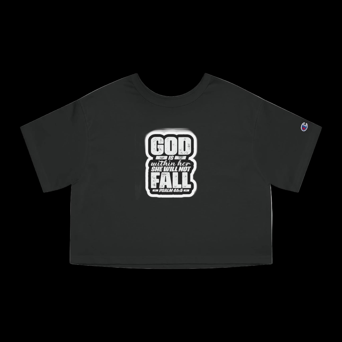 God Wont Let Her Fall - Crop Tee