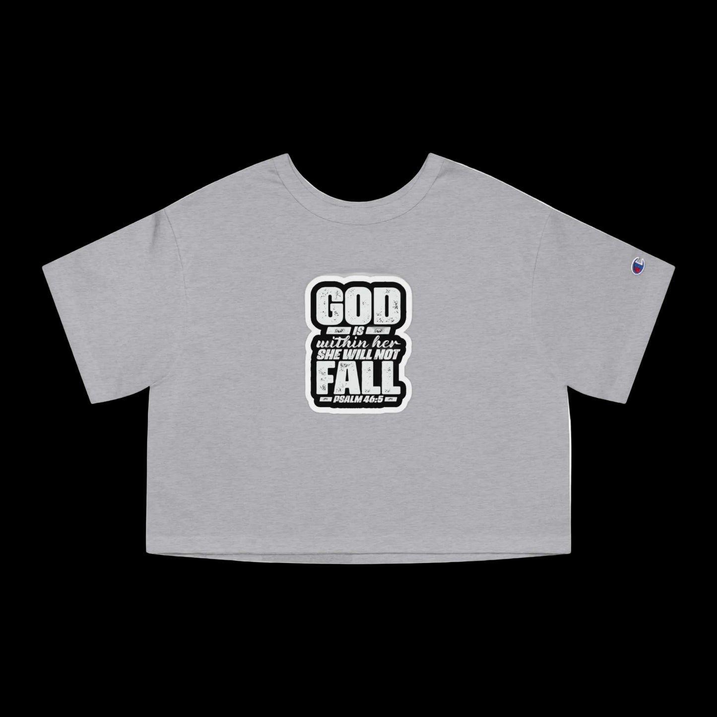 God Wont Let Her Fall - Crop Tee
