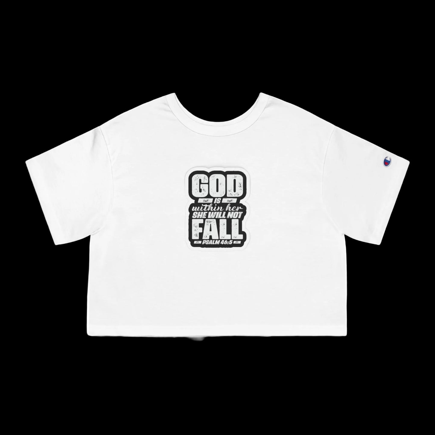 God Wont Let Her Fall - Crop Tee