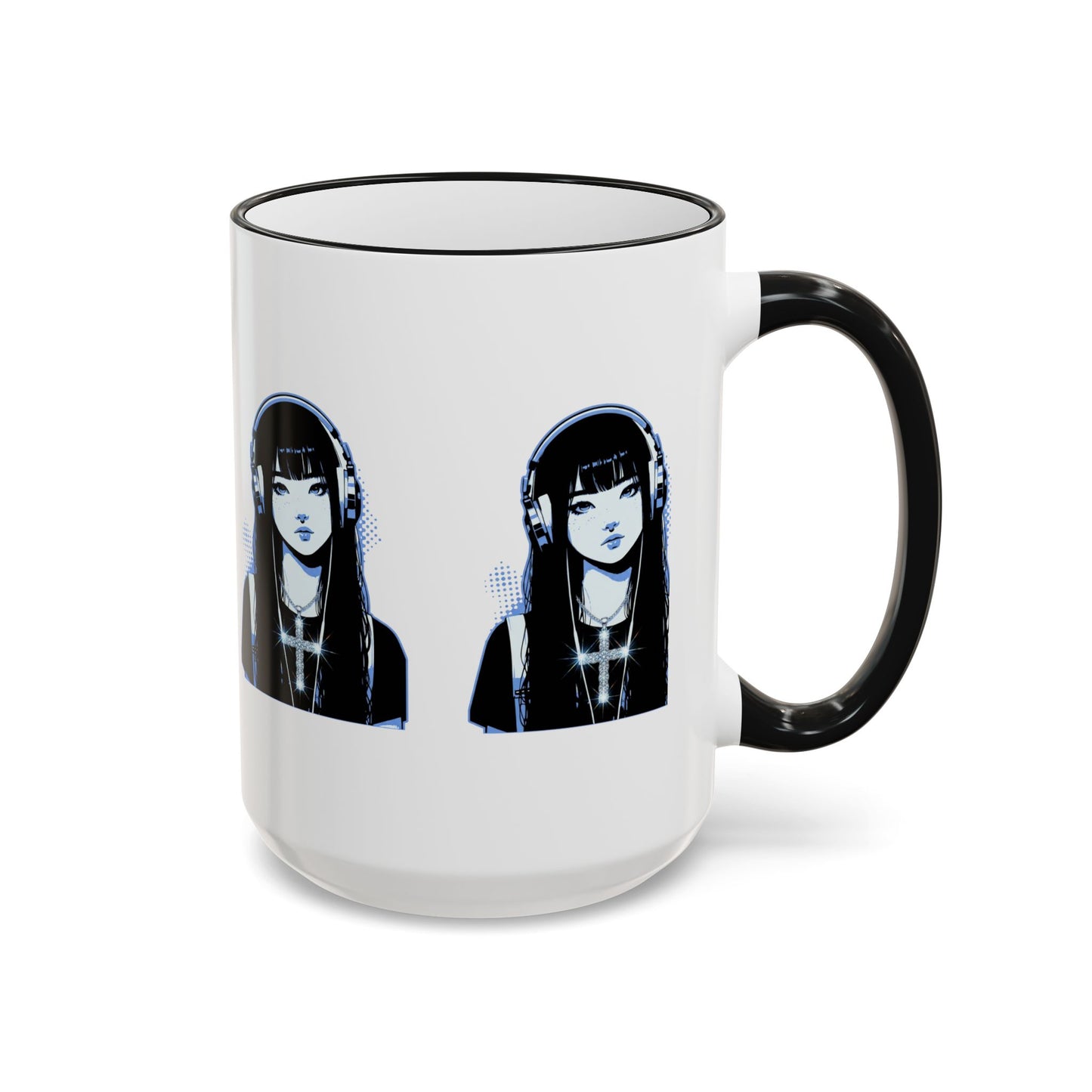 Faith on Blast - Accent Rim & Handle Mug (11oz, 15oz)