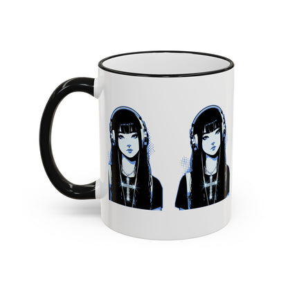 Faith on Blast - Accent Rim & Handle Mug (11oz, 15oz)