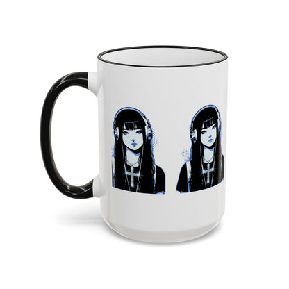 Faith on Blast - Accent Rim & Handle Mug (11oz, 15oz)