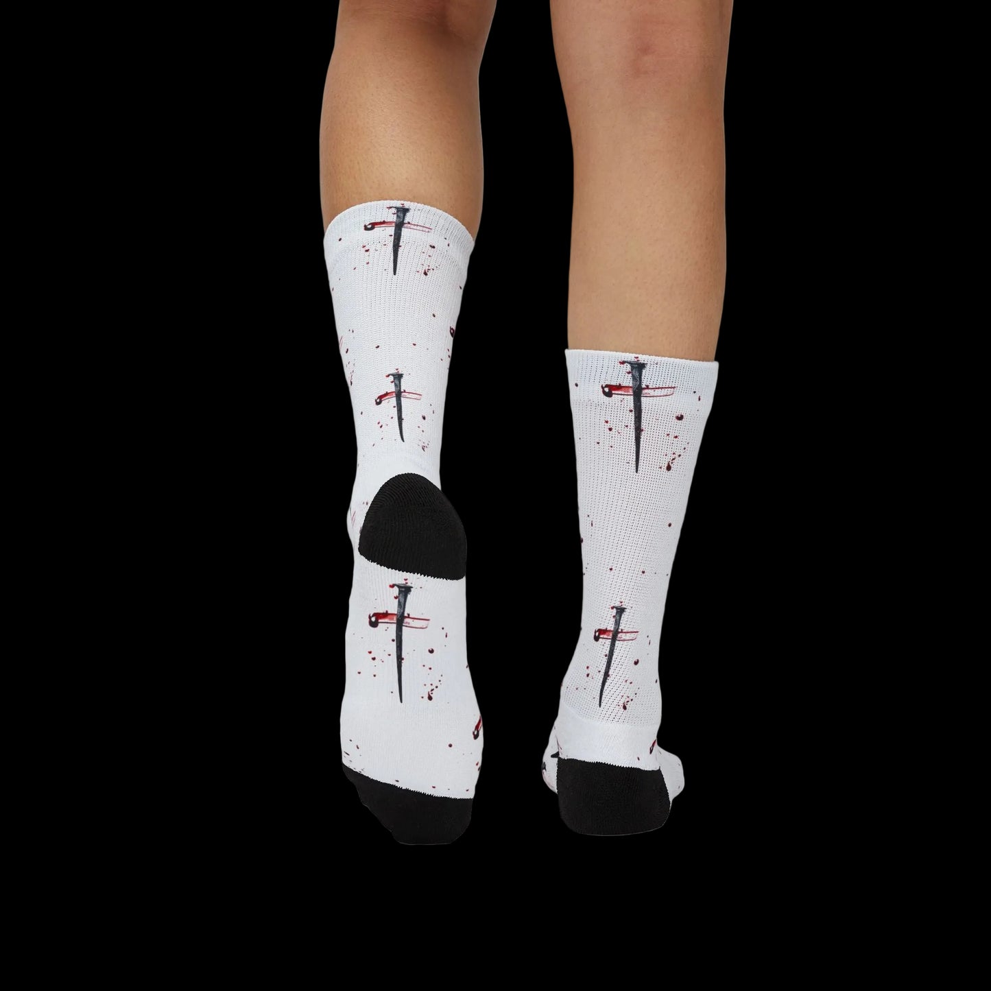 Nail Cross Socks - (AOP)