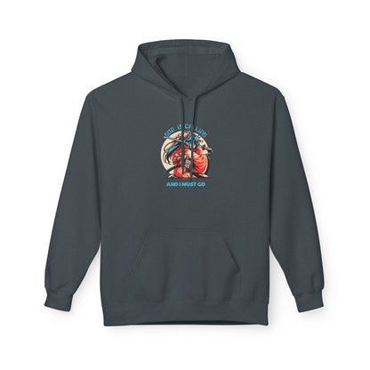 Divine Call Samurai  - Unisex Fleece Hoodie