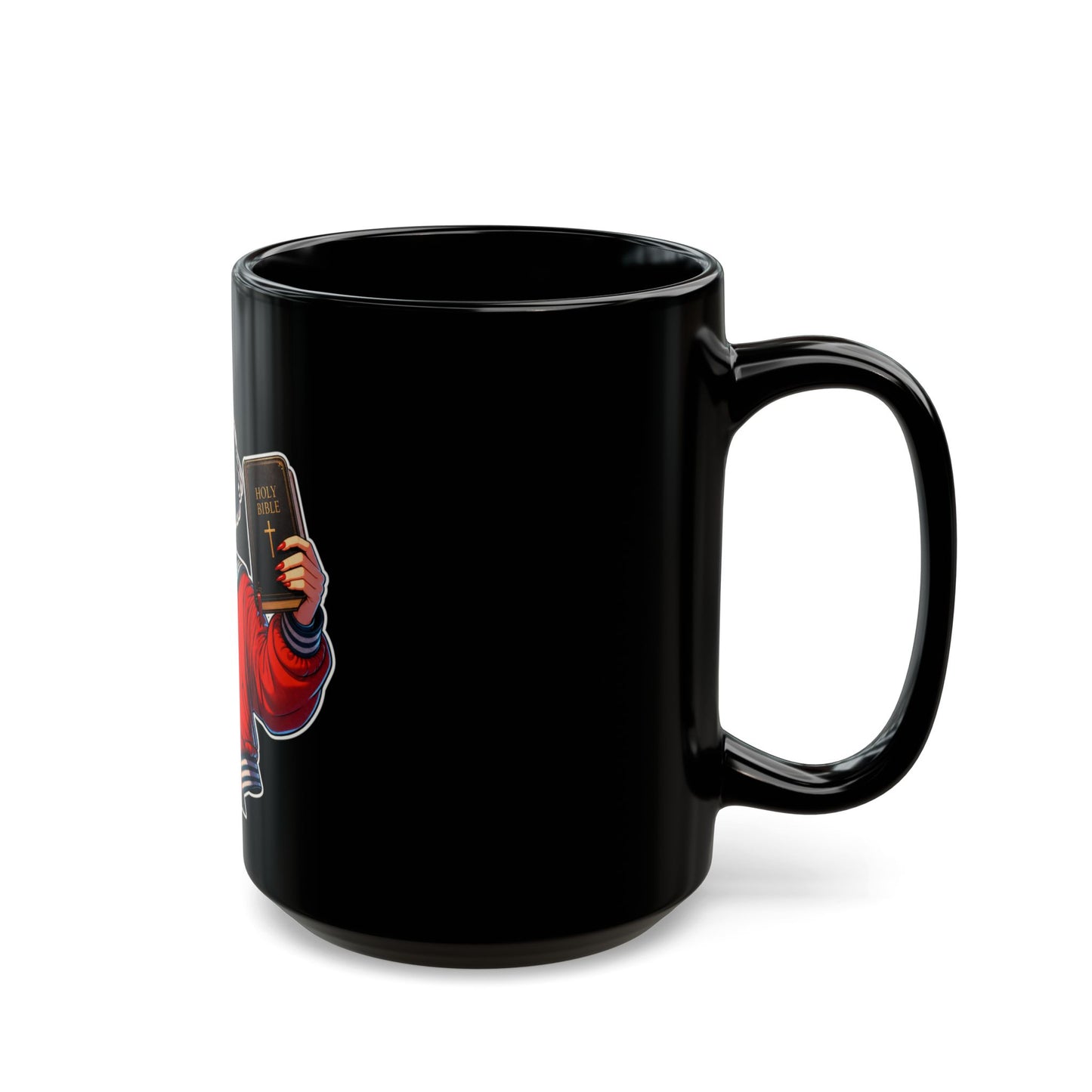 Bible Halo - Black Mug (15oz)