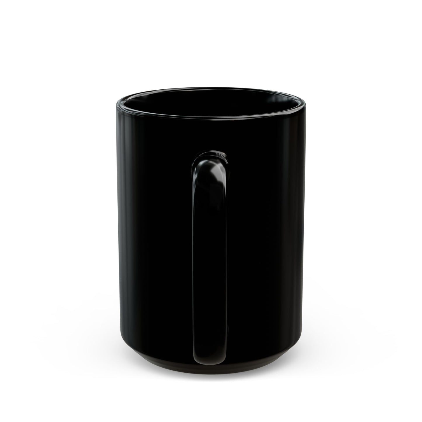 Forgiven By Grace - Black Mug (15oz)